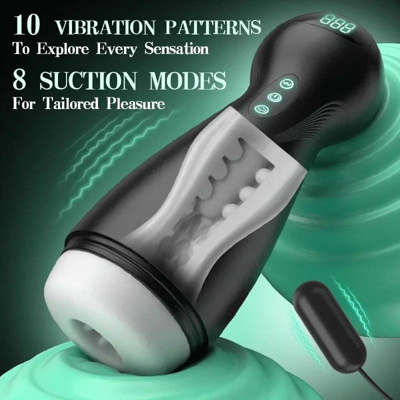 SolaceX - Intense Suction & Vibration Pleasure Male Stroker Masturbator