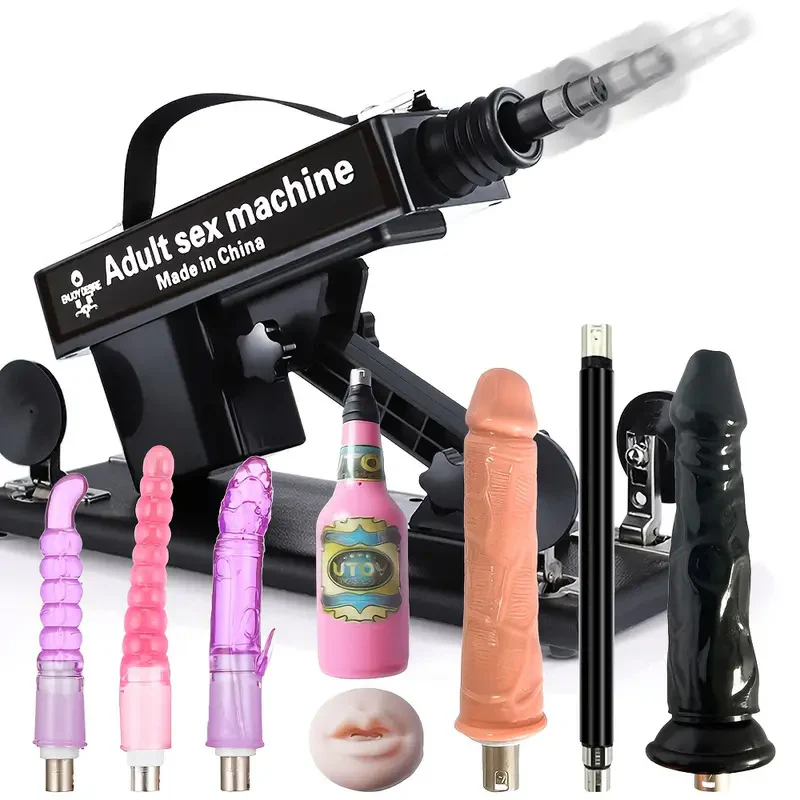 Ultimate Pleasure with Top-Rated Sex Machine 7 Accessories Automatic Thrust Anal Love