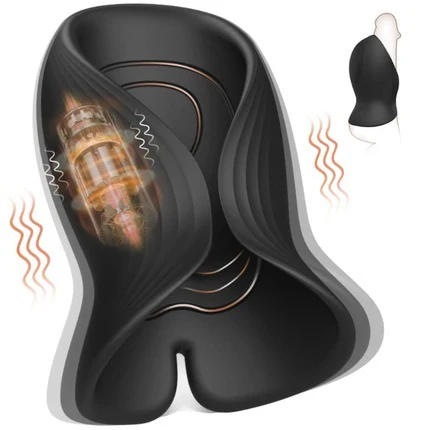 Tarzanee - 12 Super Vibrating 2 in 1 Male Penis Vibrator