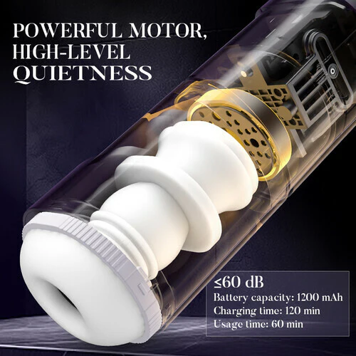 Tarzanee - Purple Driver 7 Thrusting Stable Belt Design Male Stroker Masturbator Adult Toy