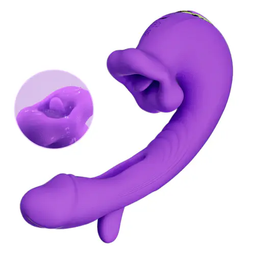 Tarzanee - Upgraded Mouth-Shaped 3 In 1 Flapping & Biting & Toungue Vibrator