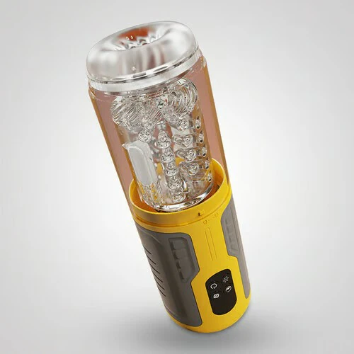 CREAMPIE - 5 IN 1 Licking Massage Thrust Rotation Vibrating Burst Stroker