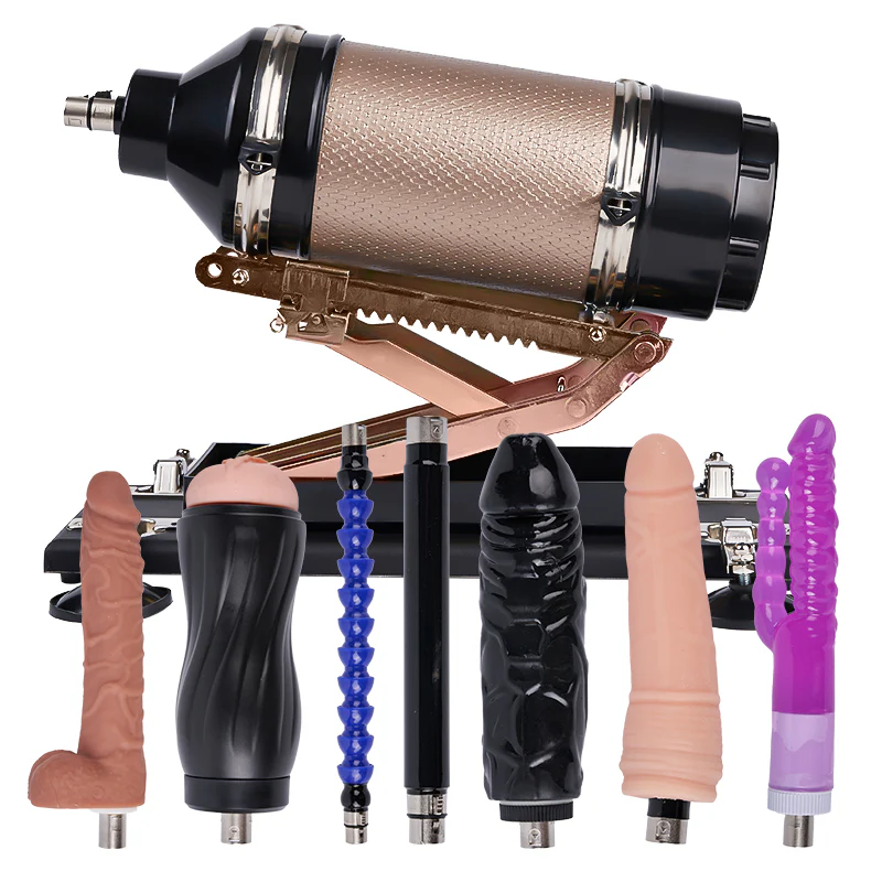 Tarzanee - Iron Titan 400 Strokes/Mins 5 IN 1 Accessories Dildo Sex Masturbation Machine
