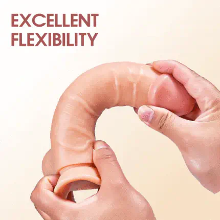 Tarzanee - Upturned Design Silicone Dildo with Suction Cup 7.67In