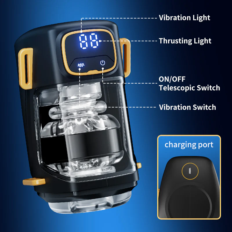 ThrustMate Pro Tarzanee - Wearable Male Masturbation Cup Thrusting 300 Thrusts/Min Stroker