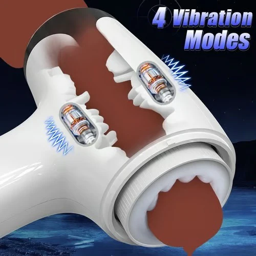 William - Through-Hole Vibrating Stroking Male Masturbation Cup