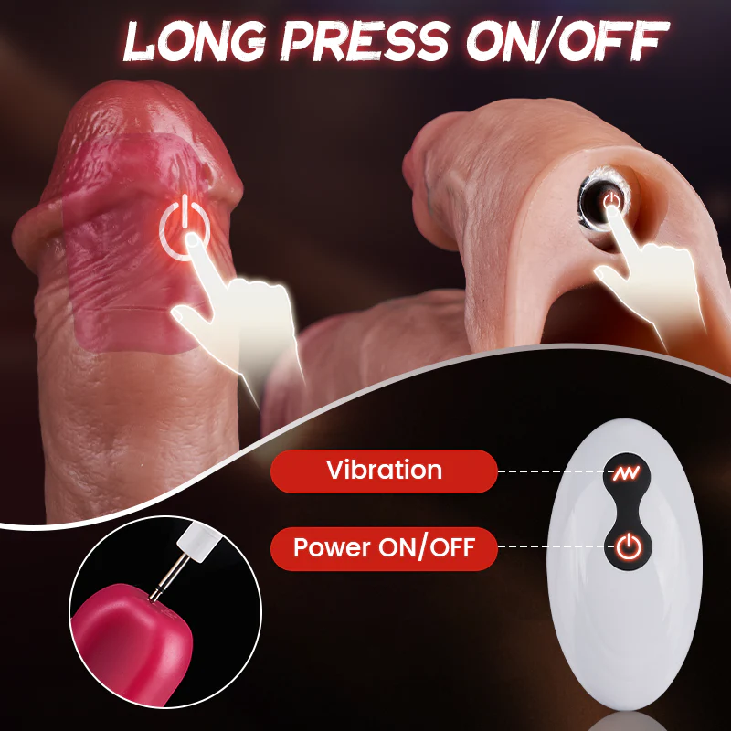 Tarzanee - Penis Sleeve Extender Enlarger Vibrating Cock Ring 8 Modes For Men Couples