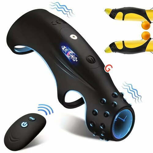 Tarzanee - 10 Vibrating Cock Ring with G-spot Stimulation and Remote Control