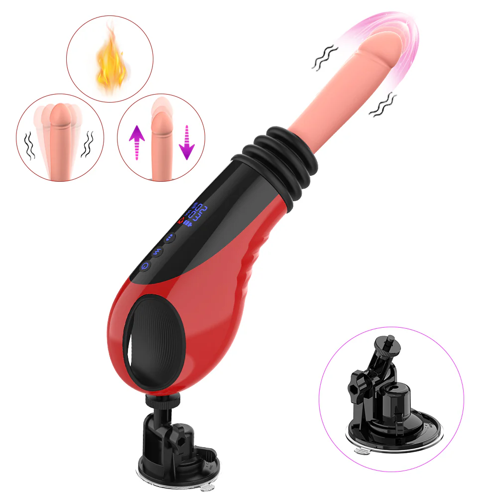 Tarzanee - 9 Thrusting Vibrating Heating Dildo Sex Machine