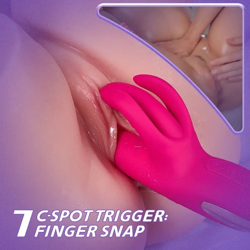 Mia Khalifa - Finger Snap Trigger and Tapping Vibrating Vibrator