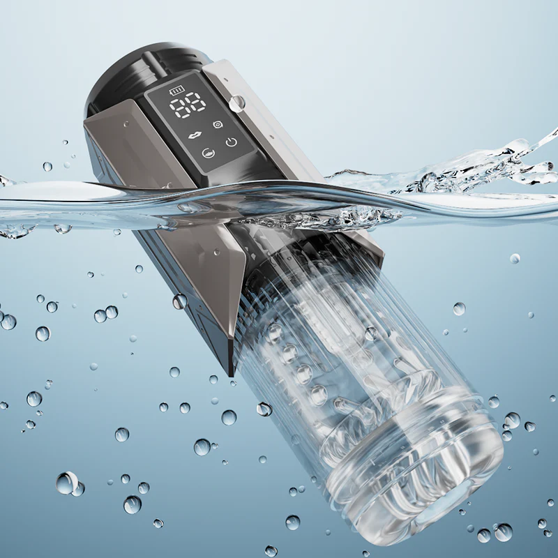 King - 100% Waterproof 4 IN 1 Automatic Masturbation Cup for Men