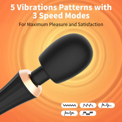 Tarzanee - 5 Frequency 3 Speed Full Body Massage Wand Vibrators