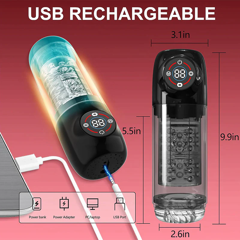 Poseidon - 7 Sucking Rotating Licking Male Stroker Bath Masturbator