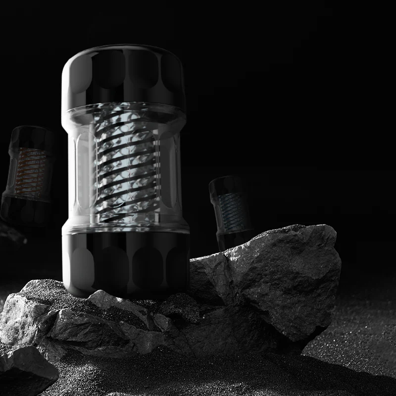 Tarzanee - Galaku  Manual Spiral Suction Male Stroker with Textured Sleeve