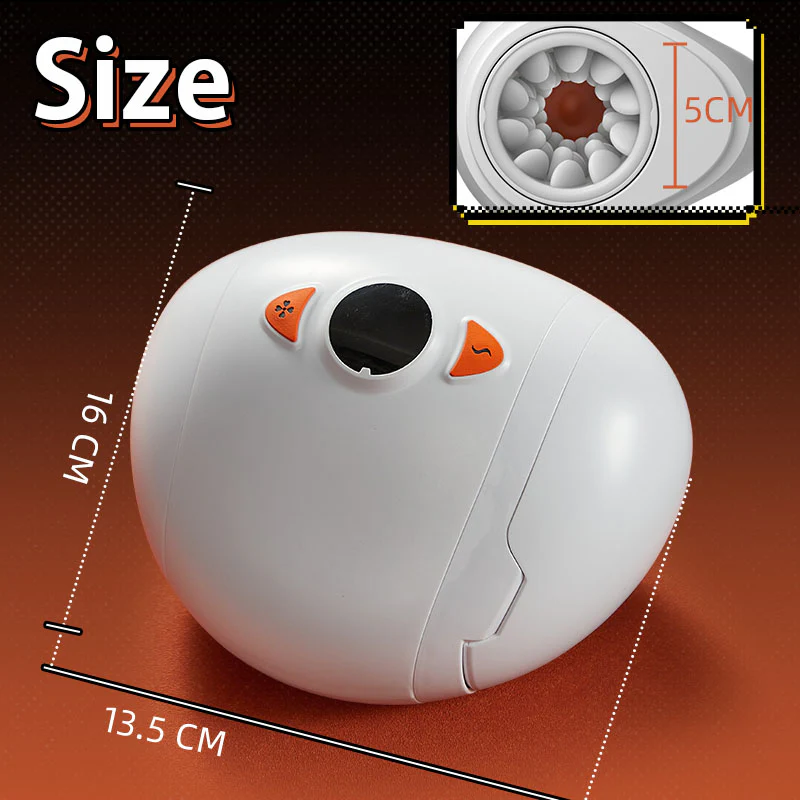 Tarzanee - Electric Male Masturbator with Rotating Piston, Glans Vibration & Testicle Massage