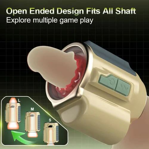 DiveEase - 7 Rotation Vibration Open Ended Stroker