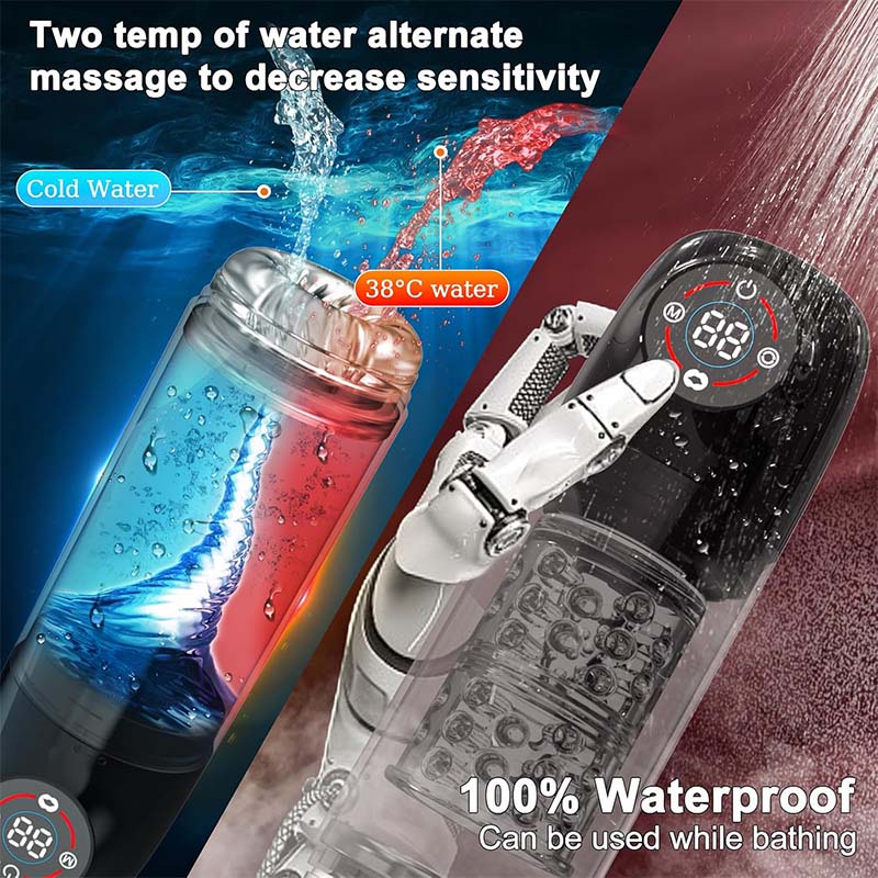 Poseidon - 7 Sucking Rotating Licking Male Stroker Bath Masturbator