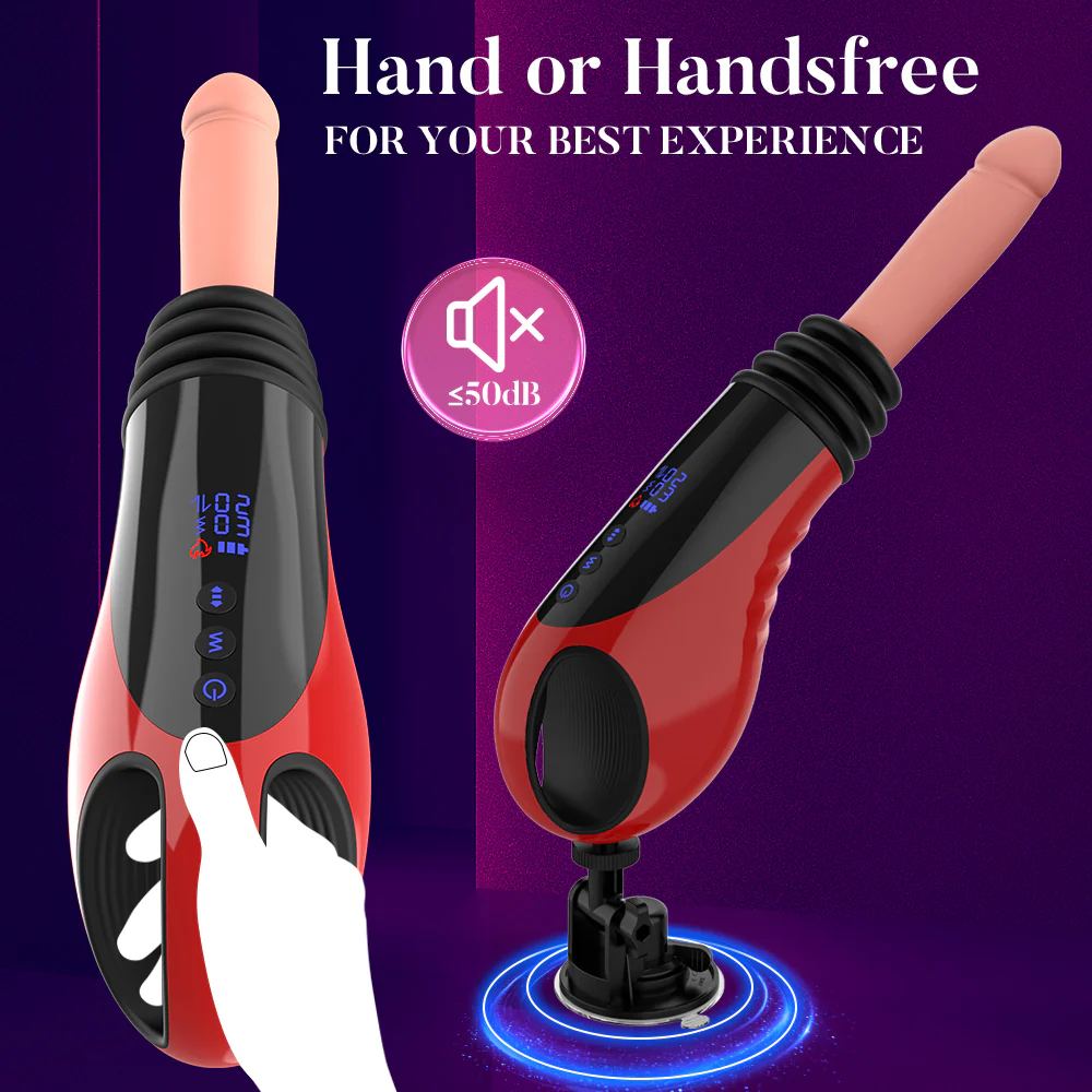 Tarzanee - 9 Thrusting Vibrating Heating Dildo Sex Machine