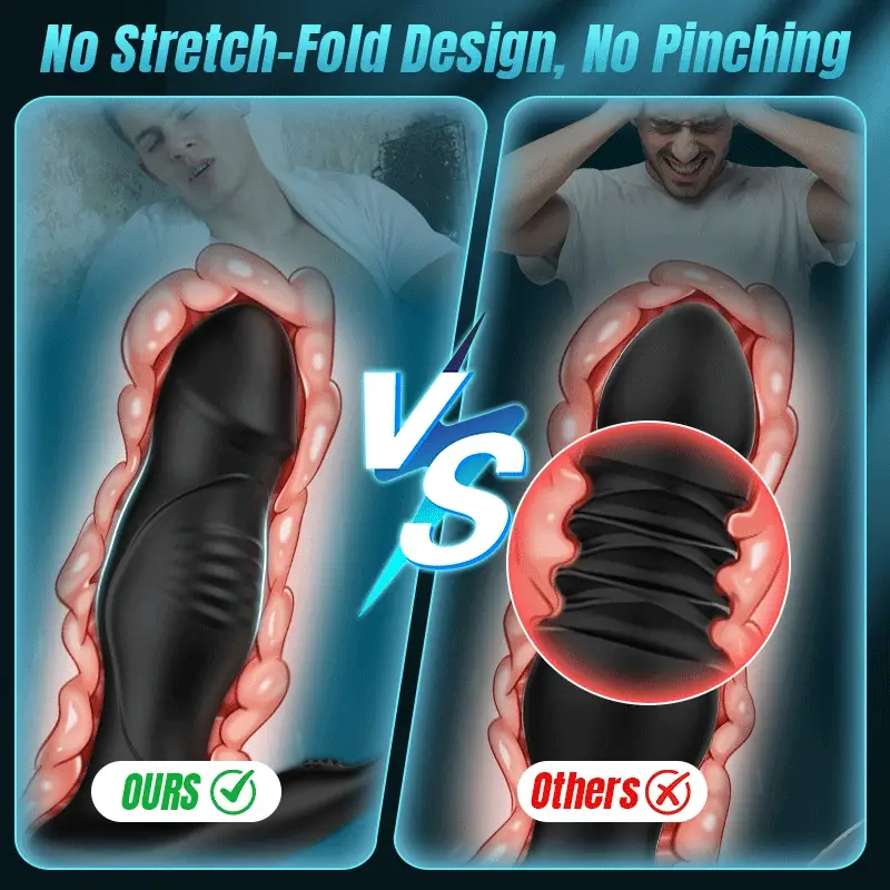 Blossom - 9 Wriggling Swaying Male Prostate Toy with Cock Ring