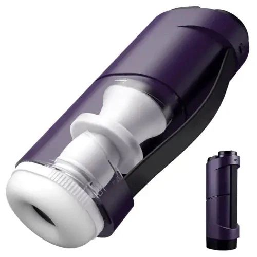 Tarzanee - Purple Driver 7 Thrusting Stable Belt Design Male Stroker Masturbator Adult Toy