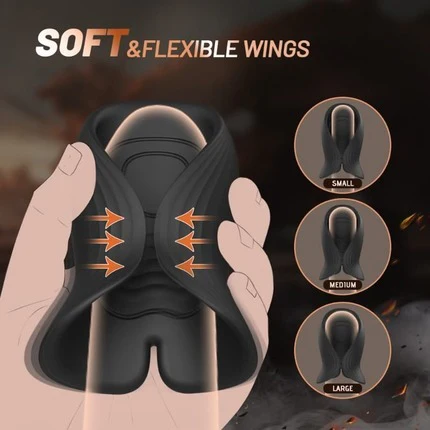 Tarzanee - 12 Super Vibrating 2 in 1 Male Penis Vibrator