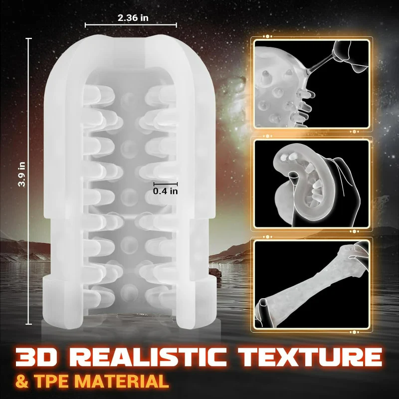 Aiden 9 Thrusting & Rotating Masturbator Adult Sex Toys For Men