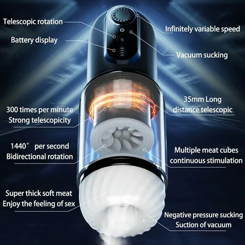 ARMOR - CVT Control Sucking Thrusting Rotating Erection Aid Masturbator