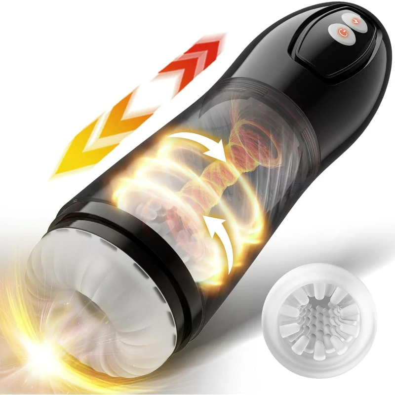 Aiden 9 Thrusting & Rotating Masturbator Adult Sex Toys For Men