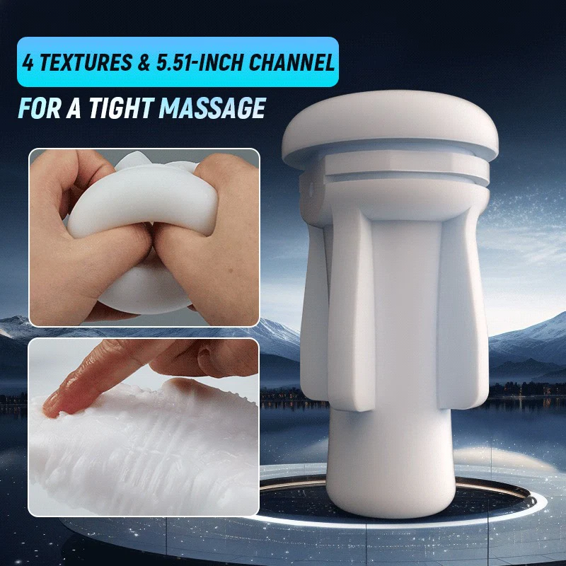 Tarzanee - Automatic Lubrication 8 Thrusting & Sucking Handheld Male Stroker