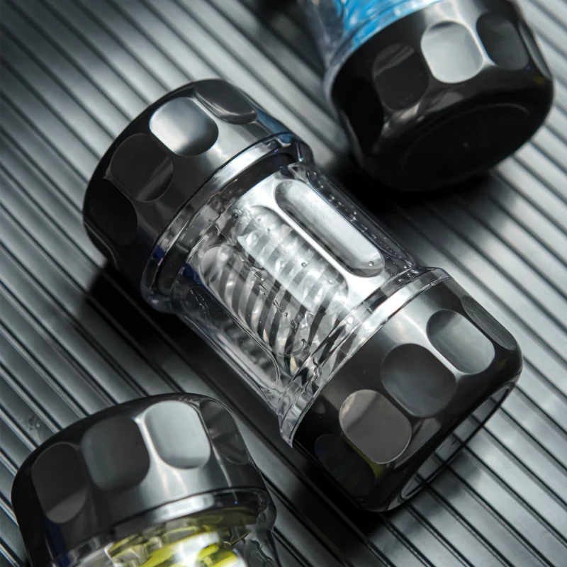 Tarzanee - Galaku  Manual Spiral Suction Male Stroker with Textured Sleeve