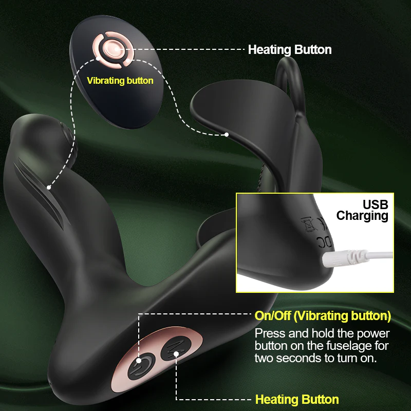 Tarzanee Elysium - Vibrating Heating Prostate Massager